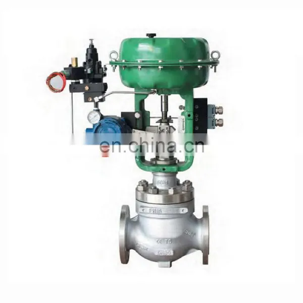Pneumatic Diaphragm Control Valve With Positioner Pneumatic Actuated Water Steam Globe Valve photo-2