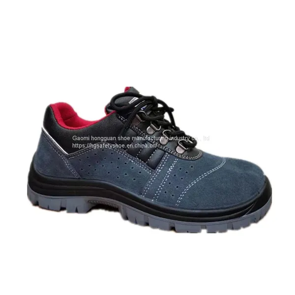 S1P SAFETY SHOES SUEDE LEATHER LOW CUT RT48109 photo-2