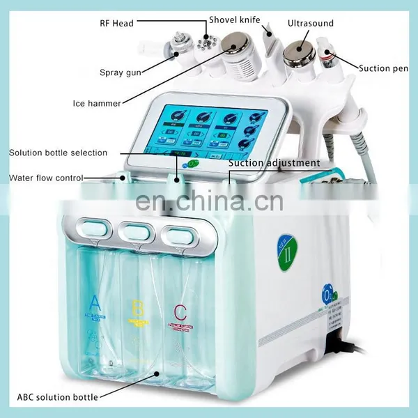 6 in 1 7 in 1 H2O2 Hydra Machine Face Care Skin Cleansing Device photo-4