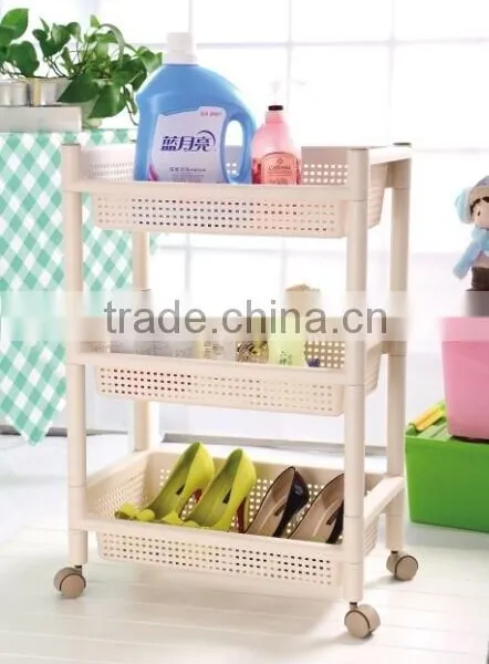 Callia Plastic Storage Rack/3 or 4 Layer Plastic Rack/household Plastic Items photo-1