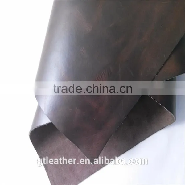Genuine Pull up Cow Shoe Split Leather photo-5
