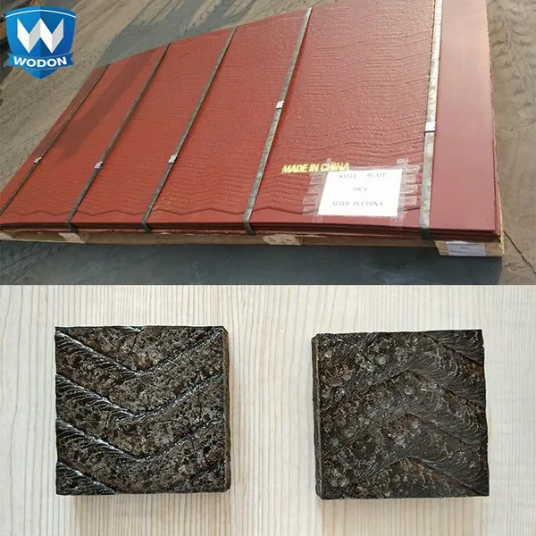 Bimetallic Composite Steel Wear Resistant Plate Fold Line Zig Zag Line Plate photo-4