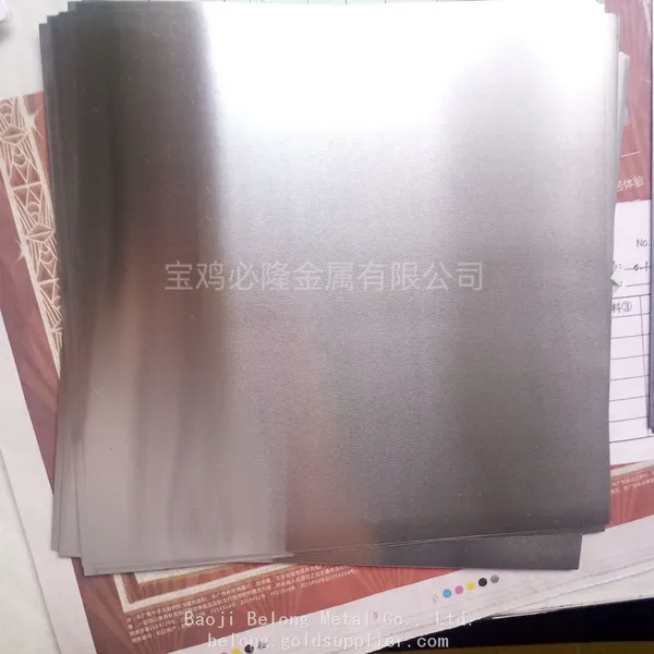 Pure Molybdenum Sheet High Temperature Molybdenum Sheet