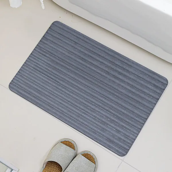Wave Diatomite Stone Bath Mat Manufacturer - Sheenyoo photo-2