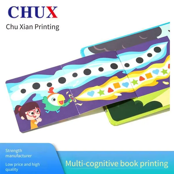 Source Factory for Printing Foreign Trade Parent-child and Children's Pull-out Books, Hardcover Flip-up Interactive Board Books and Picture Books photo-3