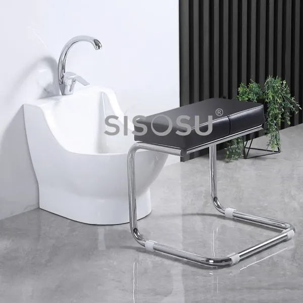 WU12 STEPEASE WUDU BASIN MINI (WITH RECTANGLE CHROME STOOL)