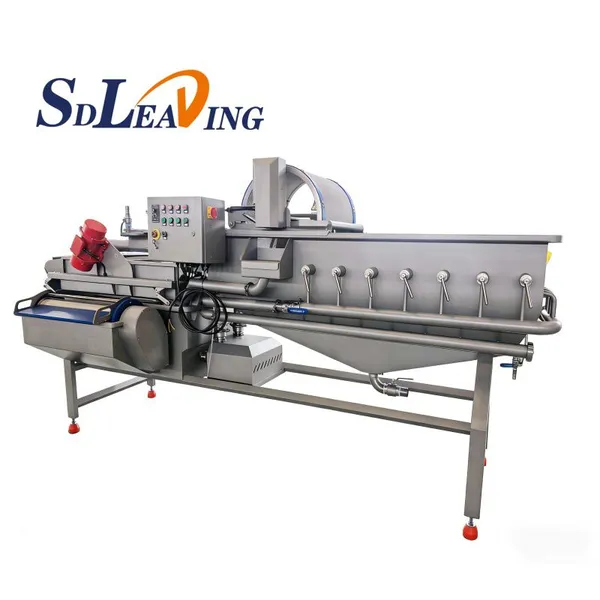Automatic Bubbles Fruit Processing Vortex Vegetable Washing Machine With Bubble Ozone photo-3