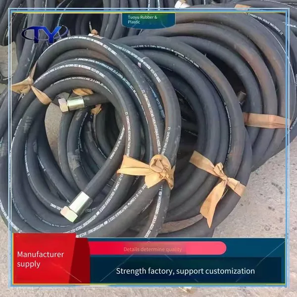 Braided Steel Wire Wound Rubber Hose, Hydraulic Oil Pipe for Construction Machinery, Pressure-resistant and Wear-resistant, Used in Coal Mines and Power Plants photo-5