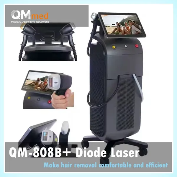 QM-808B+ Triple Wavelength 755nm 808nm 1064nm Diode Laser Hair Removal Machine for Salon photo-3