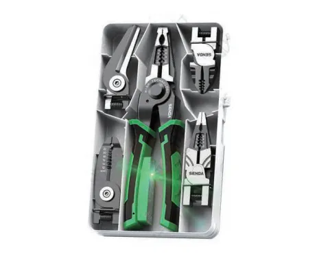 5 In 1 Replaceable Head Voltage Test Multi Plier Set, Interchangeable Plier Heads Kit