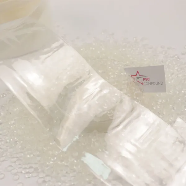 Manufacturer Supply Premium Rigid PVC Pellets for Crystal Clear Durable Cosmetic photo-3