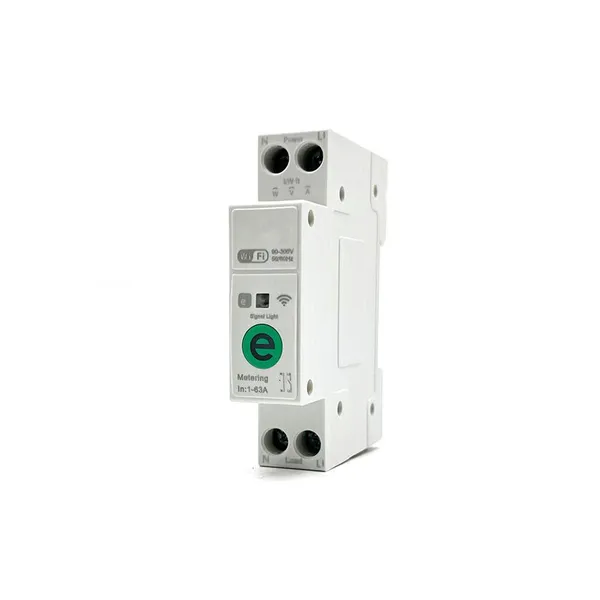 White WiFi Smart Breaker WIFI-63, 10kA Breaking Capacity, Compatible With Tuya/Smart Life App photo-5