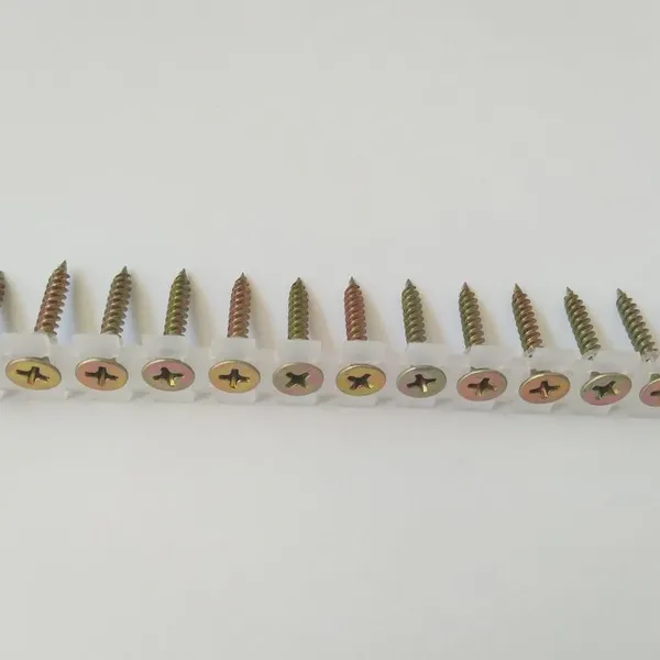 China Manufacturer Collated Fasteners With Plastic Strip White Zinc, 25mm/35mm/40mm, Free Samples, High Hardness for Indoor Decoration photo-5