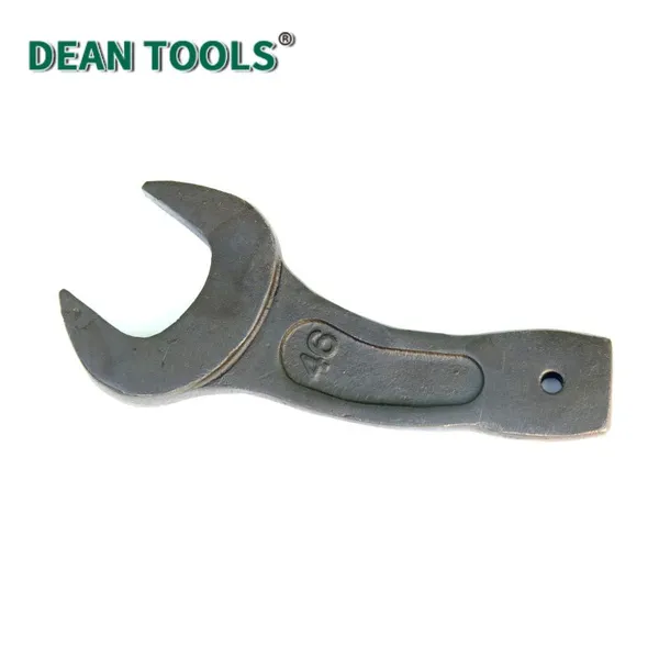 Industrial Grade Bent Striking Open End Wrench, 45# Steel, Impact Open End Spanner，Bent Open End Wrench photo-2