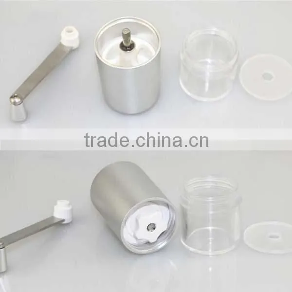 New Manual Coffee Grinder Aluminum Hand Crank Mill With Adjustable Ceramic Conical Burr Coffee Bean Grinder photo-4