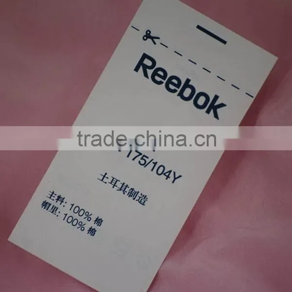 New Hot Fashion Economic Plastic Printed Garment Label photo-4