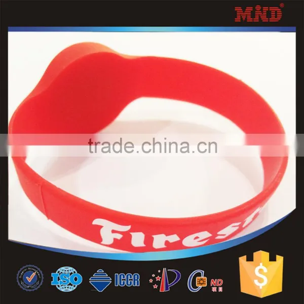 MDW302 Cheap Factory Custom Printed Silicone RFID Wristband / RFID Silicone Wristband photo-3