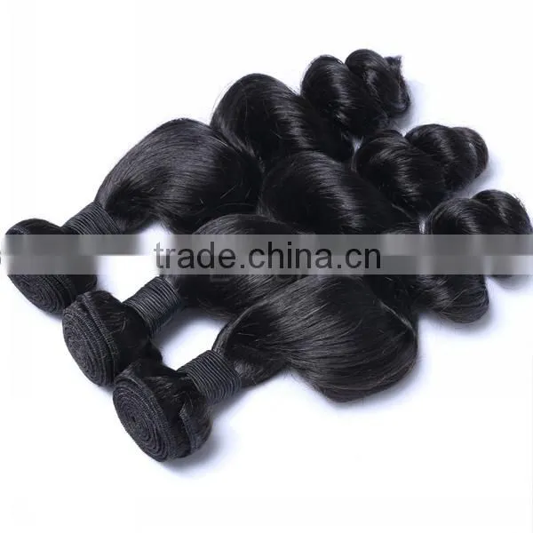 Cheap Bundles of Wet and Wavy Different Types of Wavy Weave Loose Curl Human Indian Remy Hair Weaving photo-4