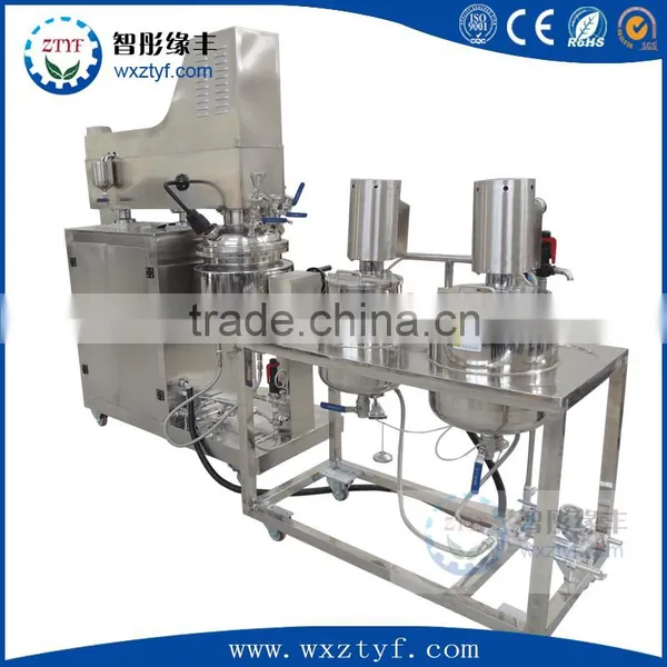 Hydraulic Lifting Cream Lotion Food Jam Mayonnaise Sesame Paste Emulsifying Mixer Can be Heated and Cooling photo-5