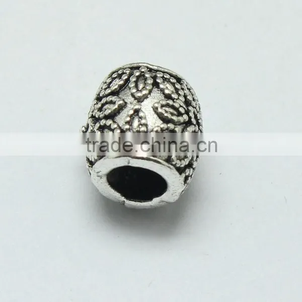 Pdora Jewelry Accessories Cylinder Carving Slider DIY Zinc Alloy Beads for Bracelets photo-2