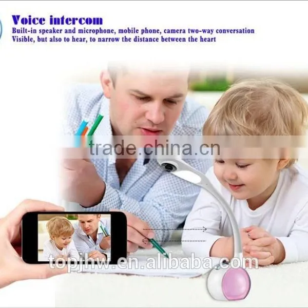 2016 Newest Color Changeable Night Children Pet Care Smart Desk Lamp With Camera photo-4