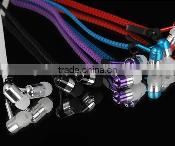 3.5mm Super Bass Sound Zipper Earphone With Speaker photo-5