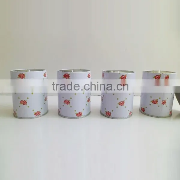Silvery Scented Tin Candle/Metal Tin Candle/scented Candle in Tin Box photo-4