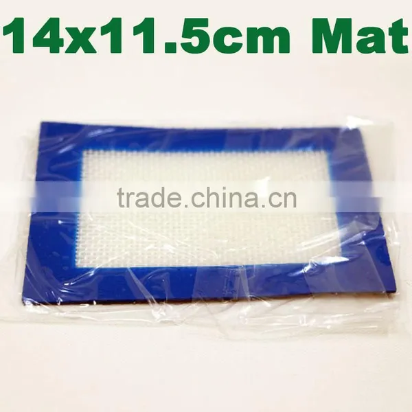 Custom Non-stick Silicone Dab Mat Flexible Heat Resistant Wax Silicone Mat Vaping Silicone Rubber Mat photo-2