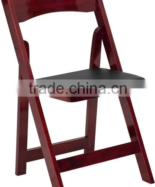 Solid Birch Wood Made Hotel Banquet Chair/wooden Beach Chair photo-5