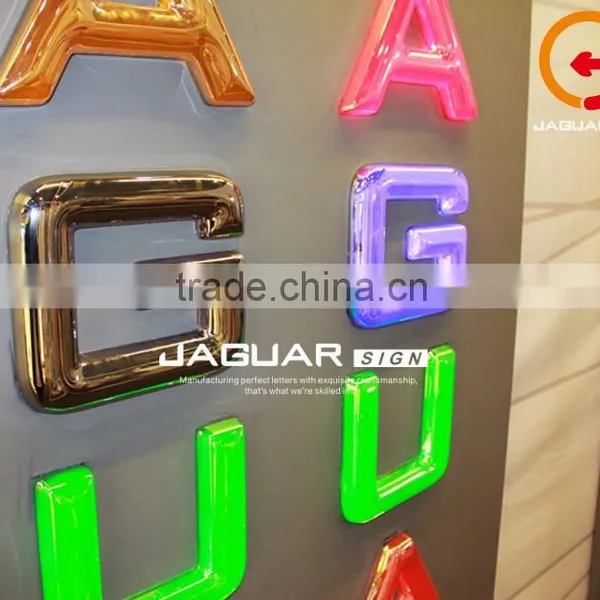 Blue Led Lightign 3d Plastic Acrylic Blister Letter Sign Supplier's Choice photo-3