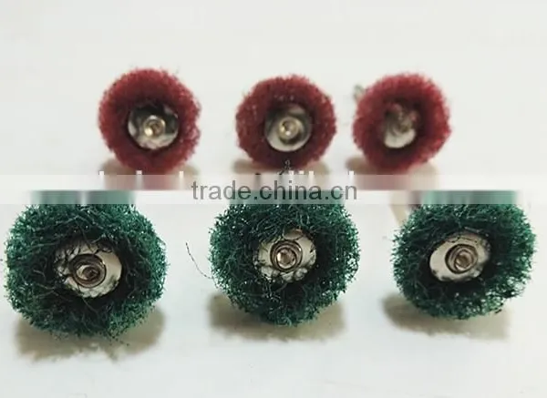 Soft Wire Mini Wool Brush With 1/8" Shank photo-4