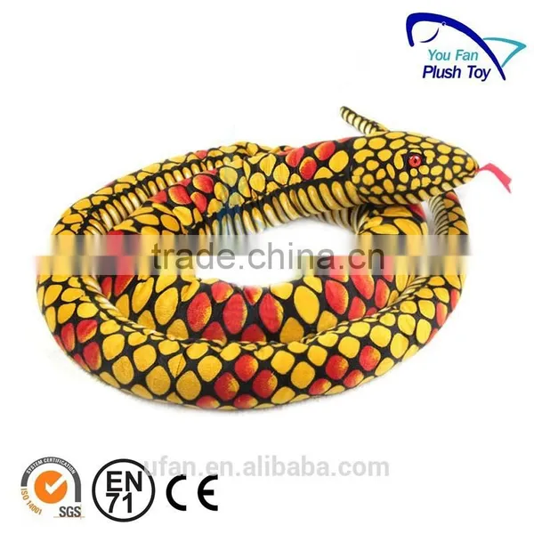 Stuffed Soft Children Toy Long Boa Snake Plush photo-4
