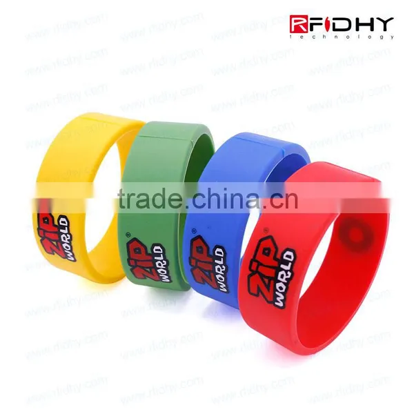 Factory Price Waterproof RFID Silicone Wristband for Swimming Pool Quality Choice photo-6