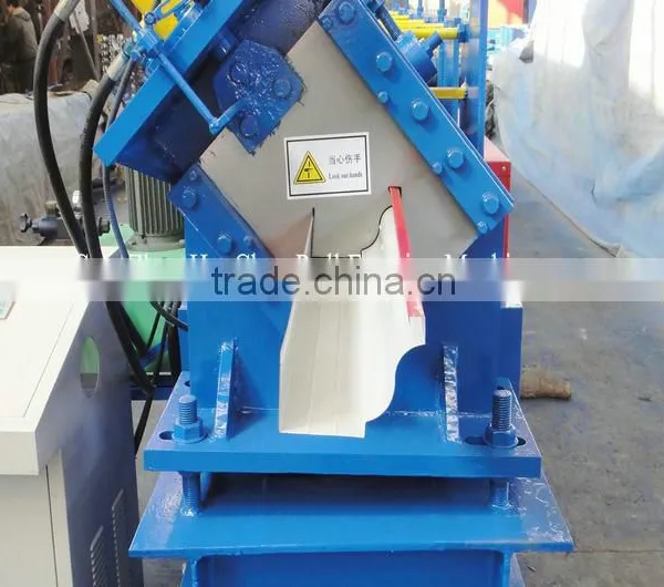 Cold Roll Forming Machine Making Gutter Panel photo-4
