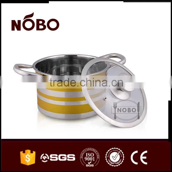 High Quality Colorful Hot Pot Sets With Lid photo-4
