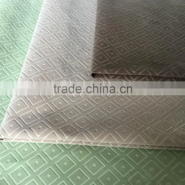 2016 New Style 3D Press Pattern Flock Fabric for Upholstery, Cushion, Bag photo-2