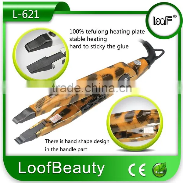 LOOF L-621 Water Transfer Printing Professional Mini Heated Hair Extensions Iron photo-5