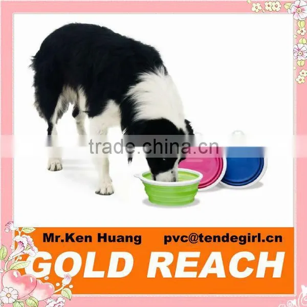 Portable Silicone Dog Collapsible Travel Bowl