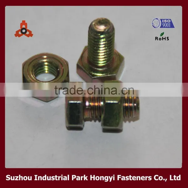 Hex Head M24 Bolts and Nuts Rainbow Plating From China Screw Factory