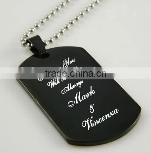 Low Price Dog Tag Pendant Hot Sales Mens Dog Tag High Quality Black Dog Tags photo-3