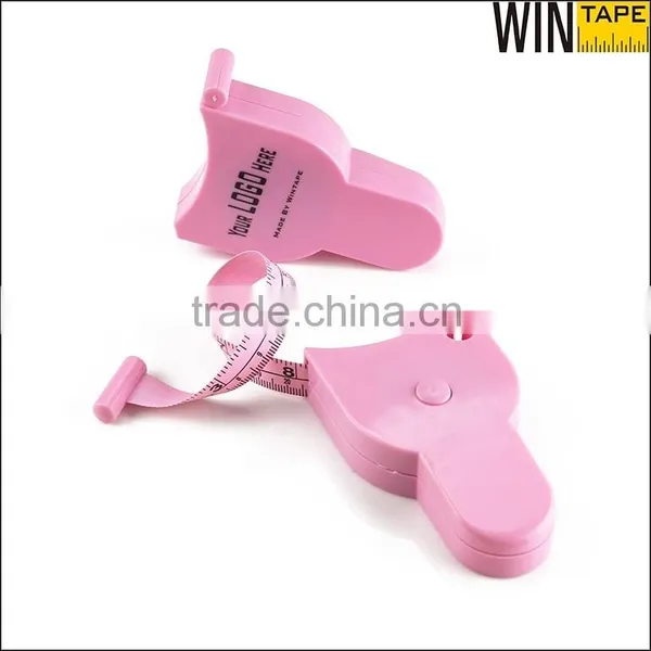 Hot Sale Pink Environment-friendly Unique Design Promotional Gift Custom Printed Waist Measuring Tool photo-3