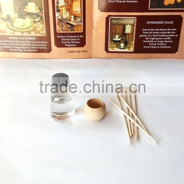 25 ML Glass Bottle Perfume Reed Diffuser With Delicate Rattan Sticks photo-2