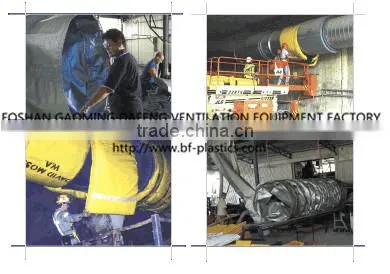 PVC Fire Resistant Tunnel Air Vent Duct photo-6