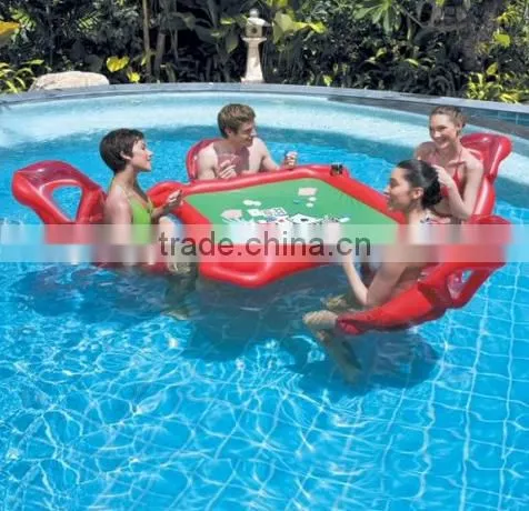 Inflatable Swimming Pool Chess Table Island