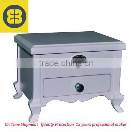 White/ Pink Musical Wooden Jewelry Box photo-4