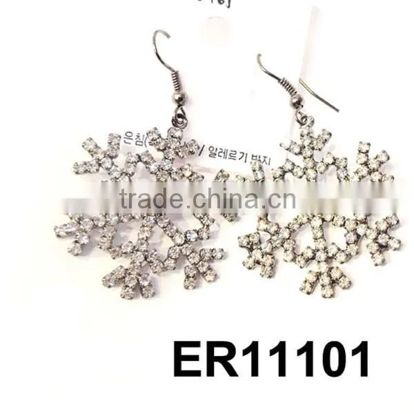 Wholesale Cute Glitter Crystal Airplane Stud Earrings Girls Ladies Woman photo-3
