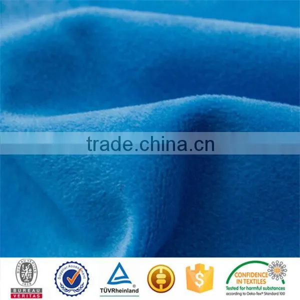 100%polyester FDY 75D/144F Micro Minkee Fabric photo-5