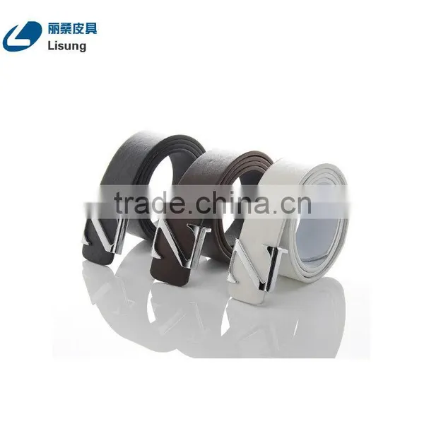 Press Buckle Cheap Pu Leather Belts For Men