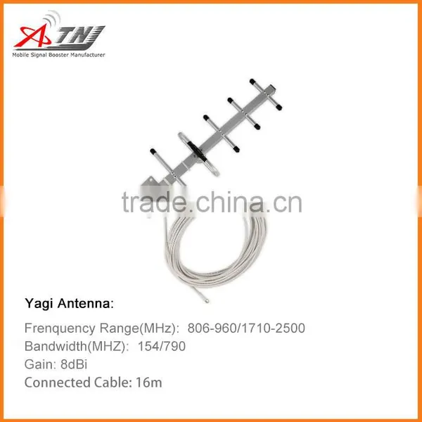 Full Sets Dcs1800mhz Cellular Signal Repeater With Ceiling Antenna + Yagi Antenna , Intelligent Installation by LCD photo-6