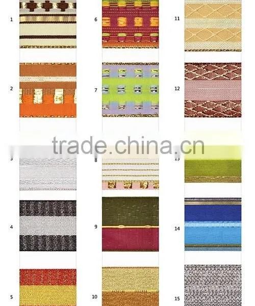Custom Printed Polyester Ribbon For Christmas Decoration